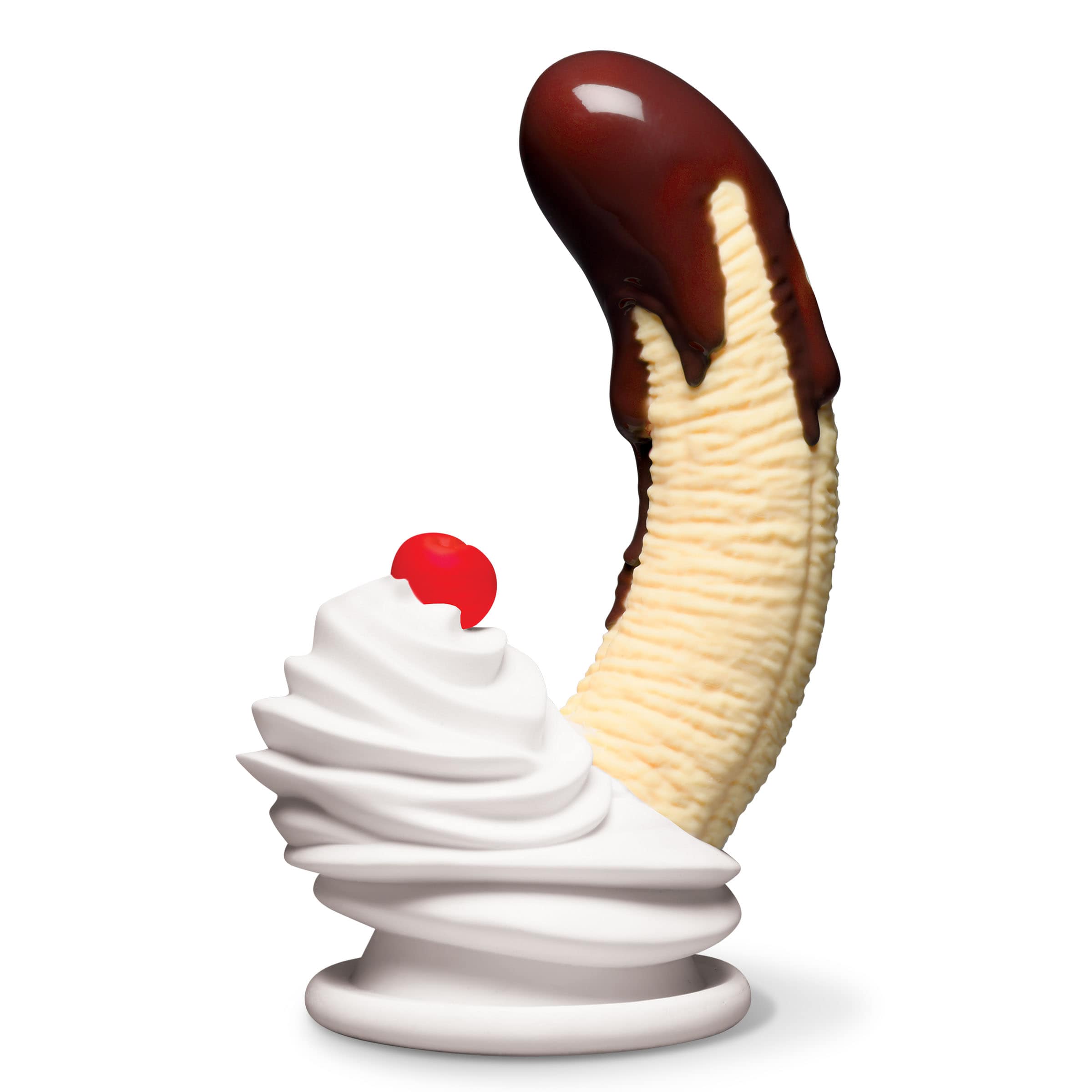 Chocolate Dipped Banana Split Premium Silicone Dildo - Image 5