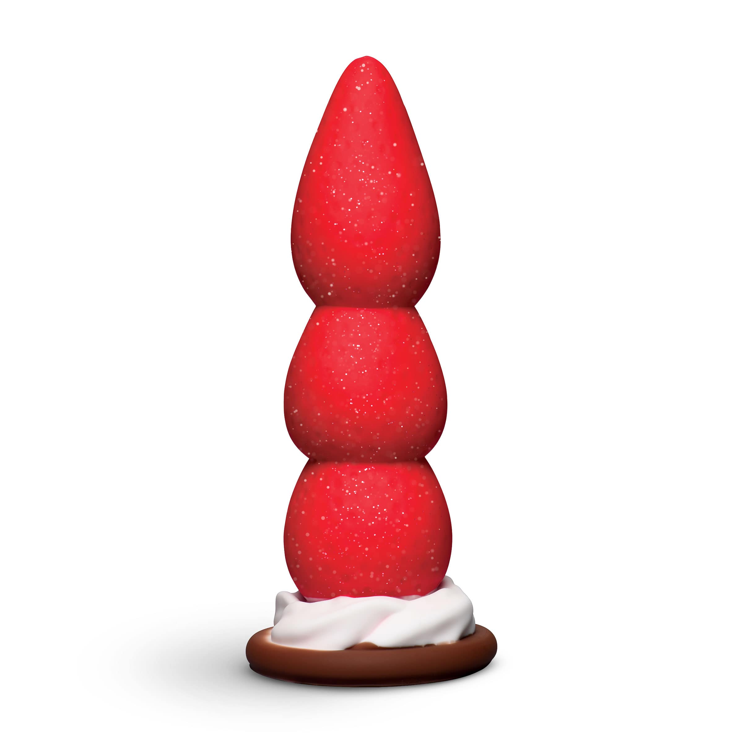 Strawberry Sweet Cream Premium Silicone Dildo - Image 5