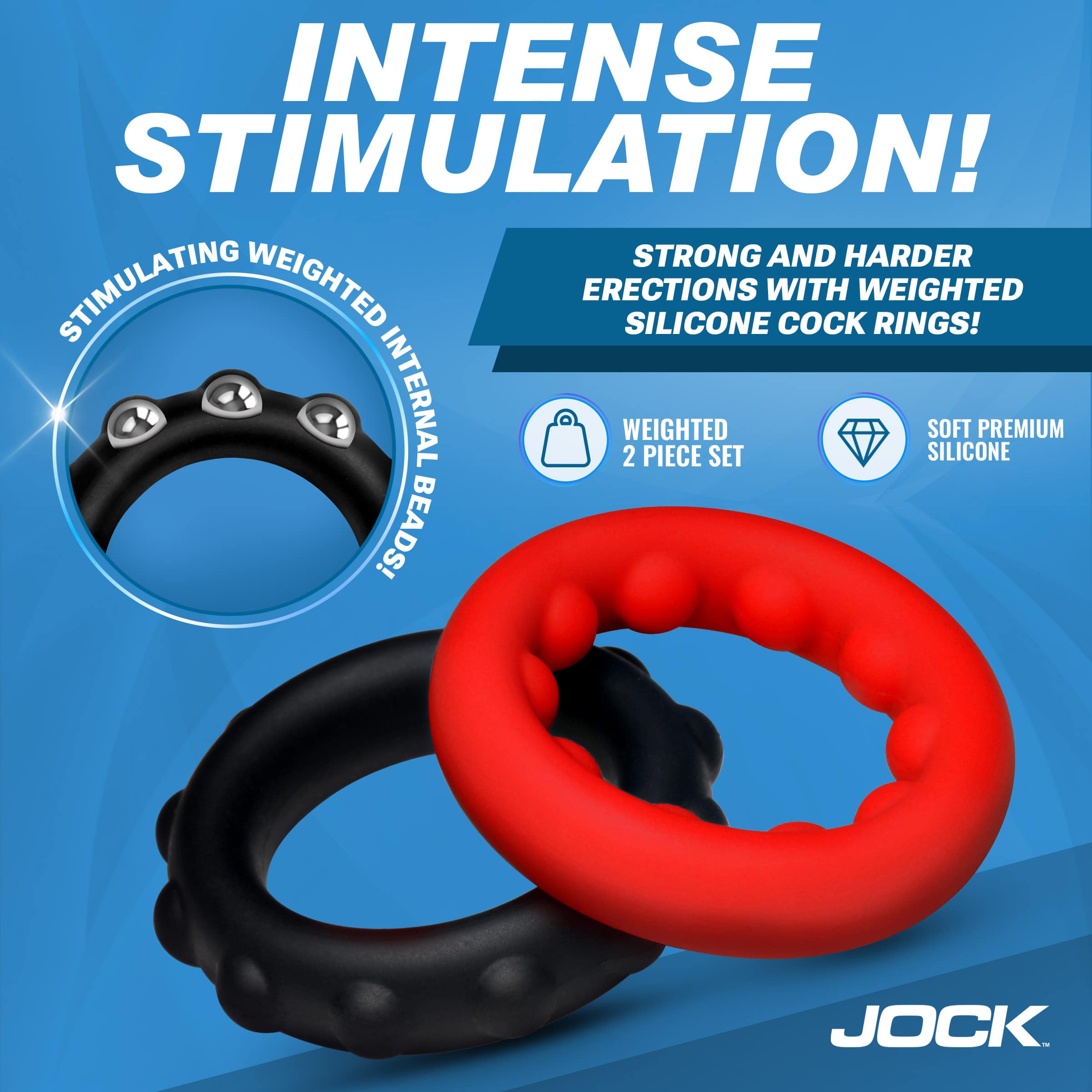 Weighted Silicone C-Ring Set - Image 2