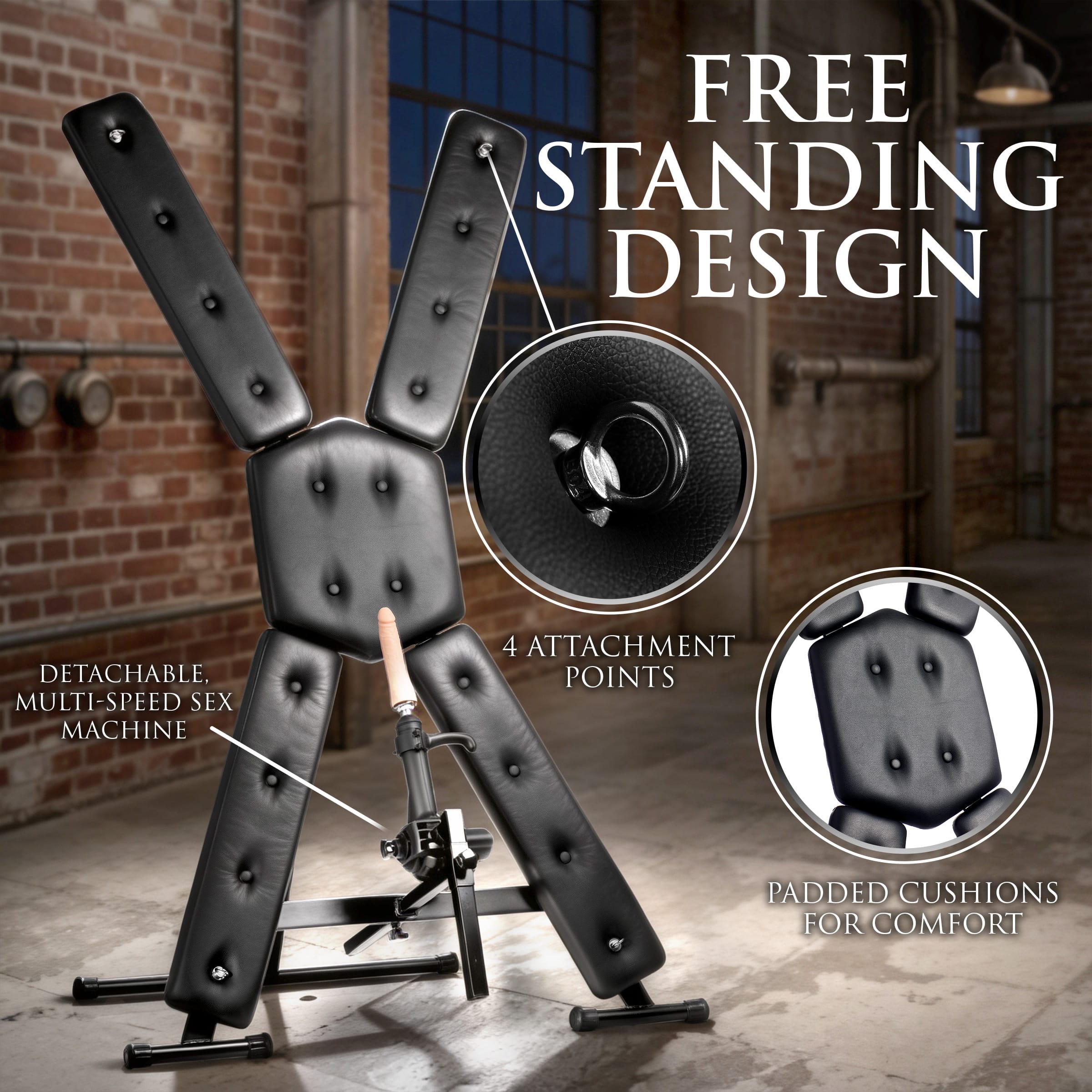 St. Andrew's Cross with Sex Machine - Image 3