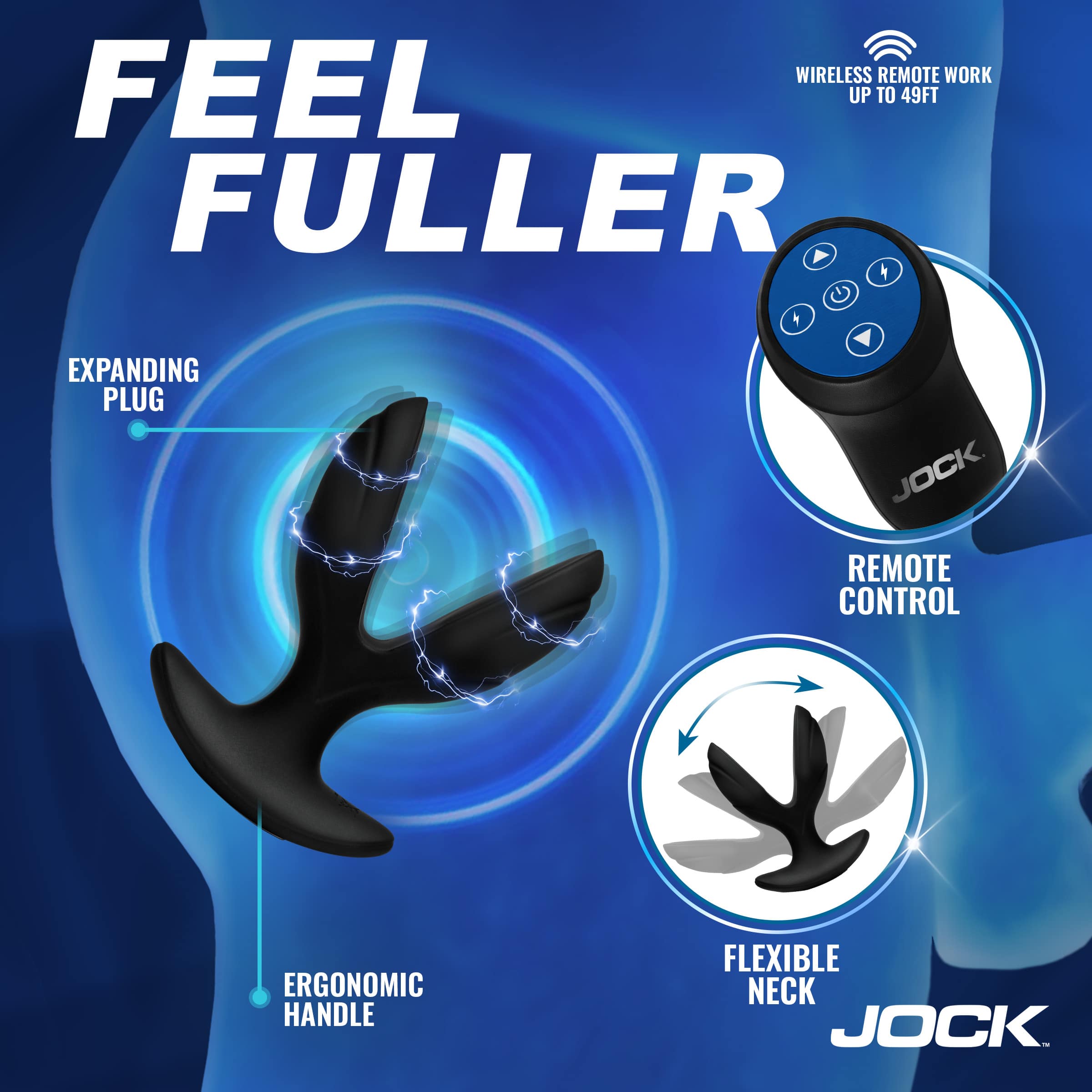 Power Pulse E-Stim Anchor Anal Plug - Image 3
