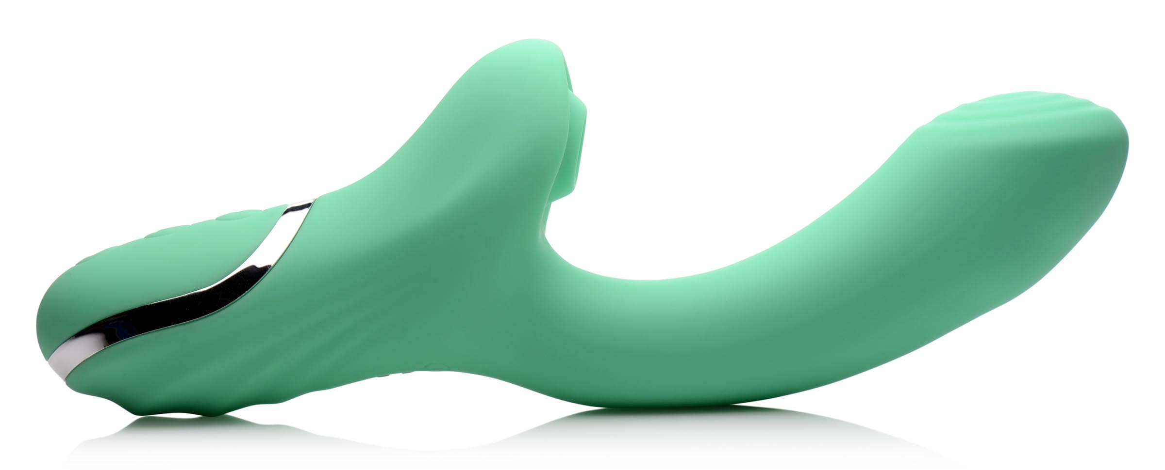10X Minty Air-Stim Silicone Rabbit Vibrator - Image 3