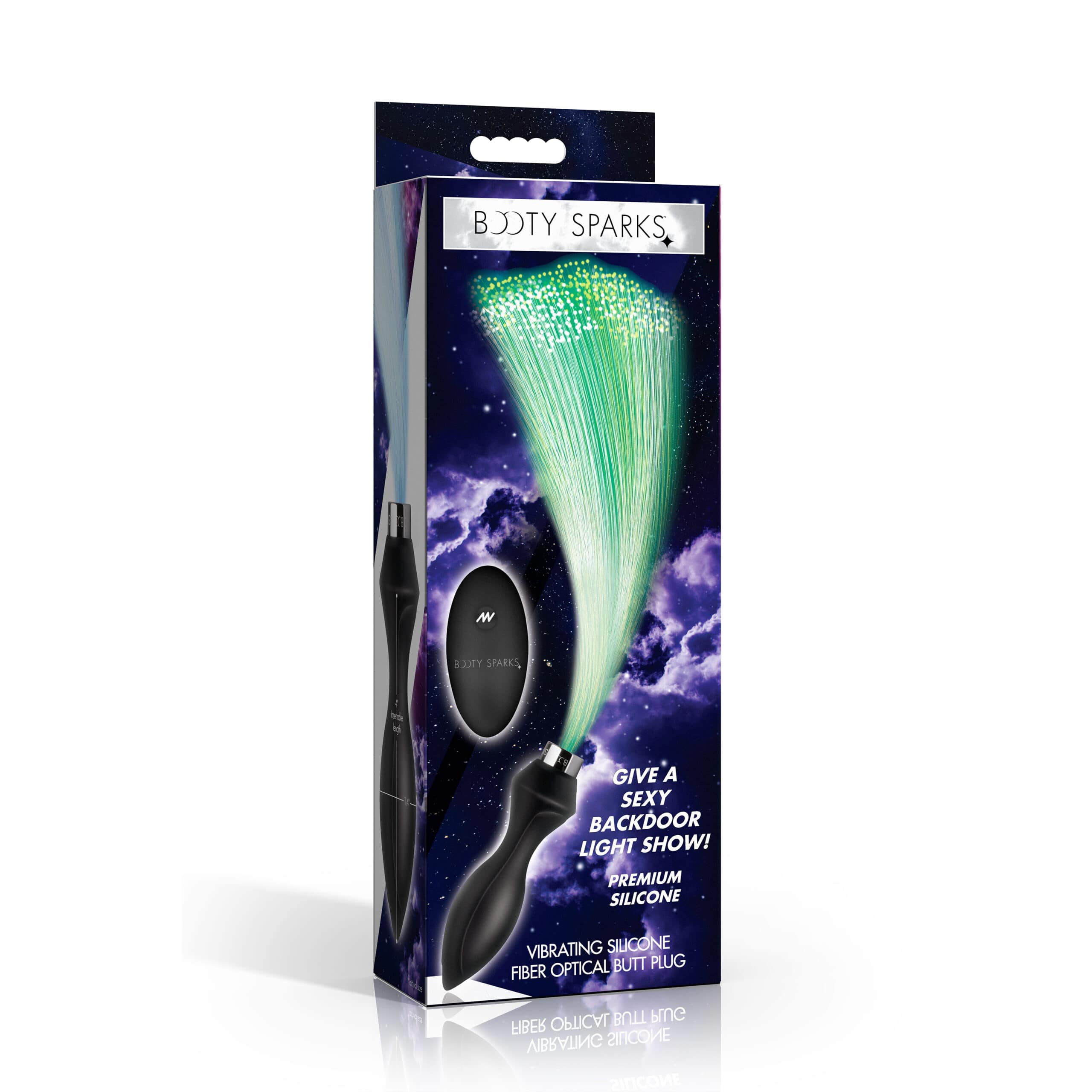 Vibrating Silicone Optical Fiber Butt Plug - Image 6