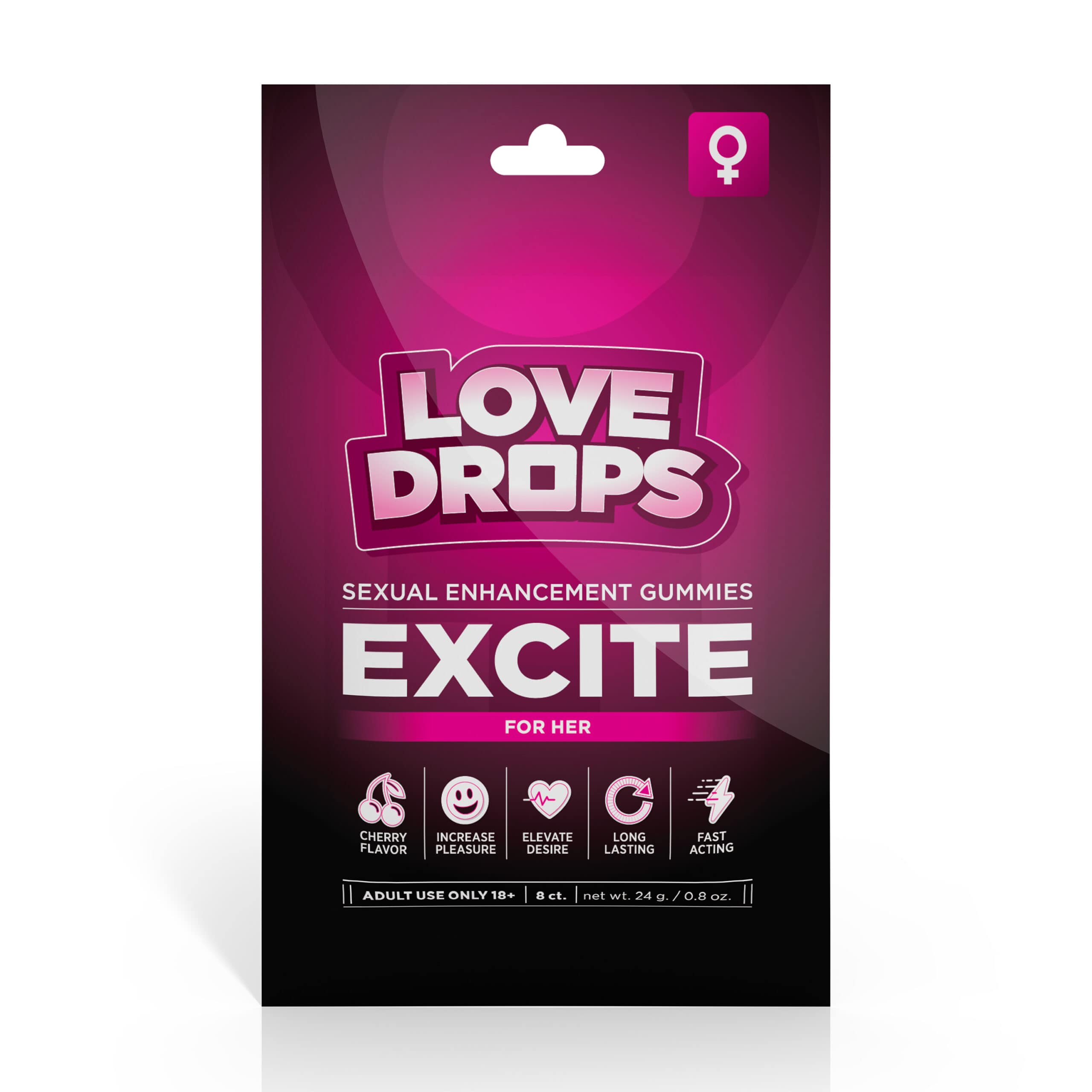 Sexual Enhancement Gummies for Her - Excite (8pcs) - Image 6