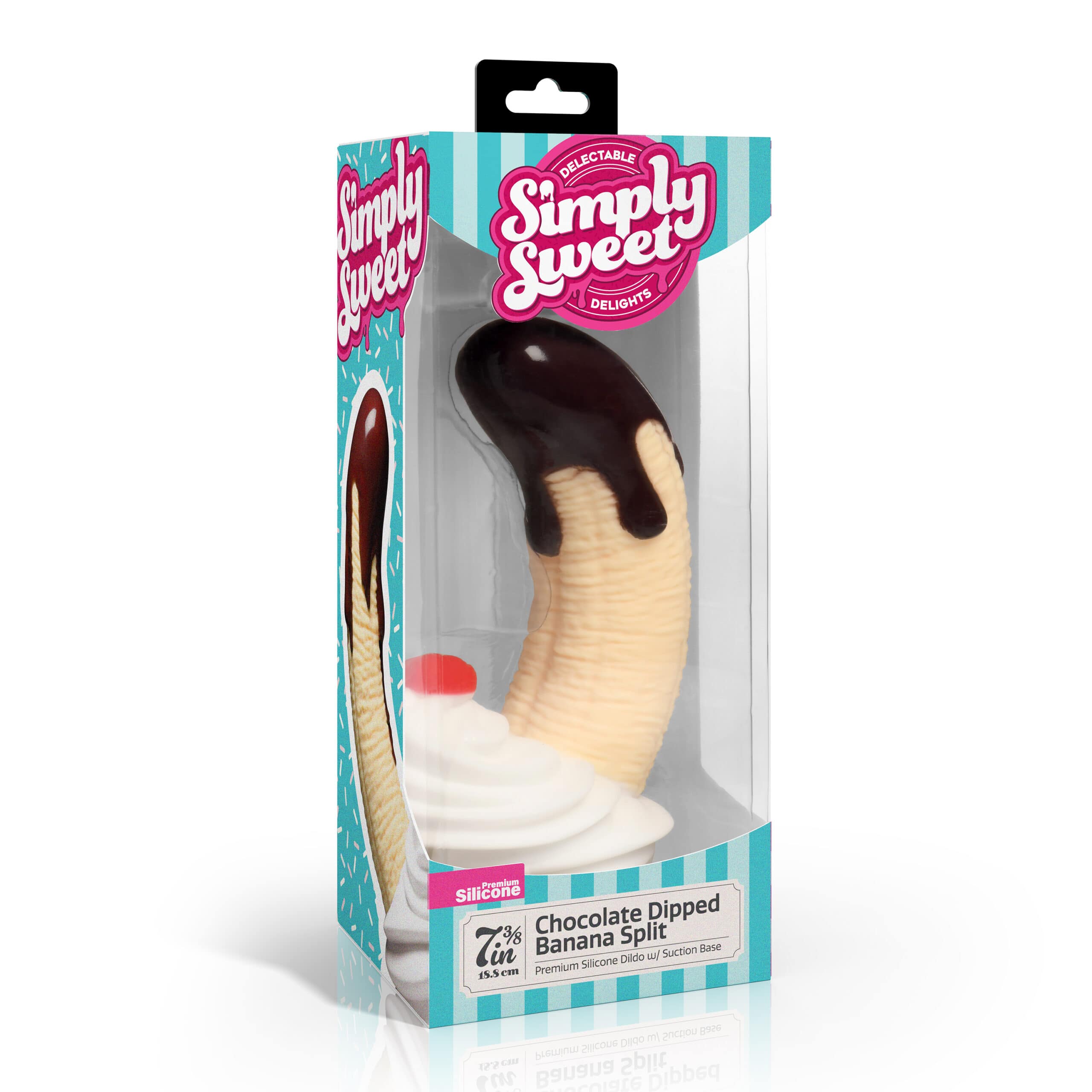 Chocolate Dipped Banana Split Premium Silicone Dildo - Image 6