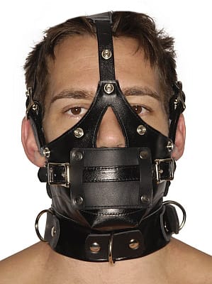 Muzzle Gag headharness without blindfold