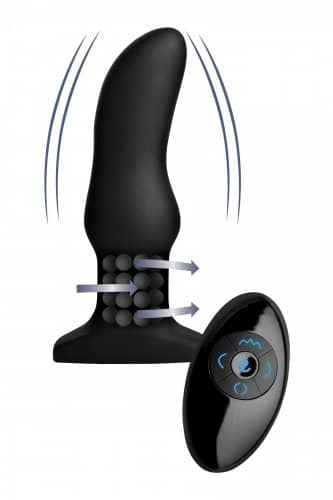 Curved Rimming Plug With Wireless Remote Demo