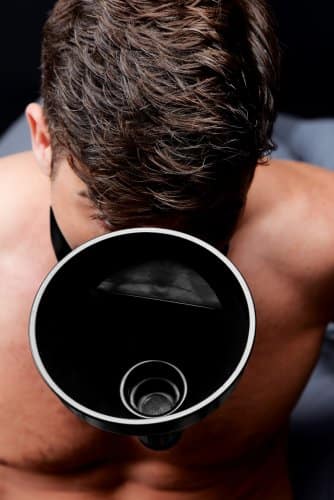 funnel gag with model top view