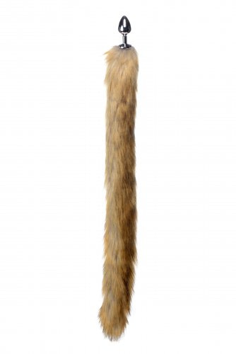 Brown Mink Tail Anal Plug