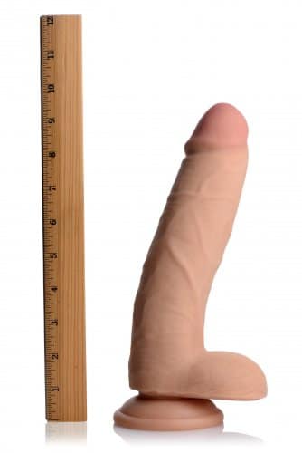 Realistic 9 Inch Dildo Measured