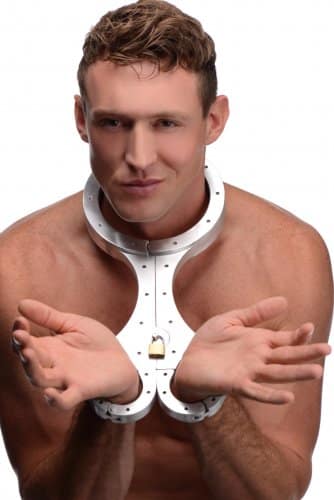 Metal Bondage Fiddle Male Model