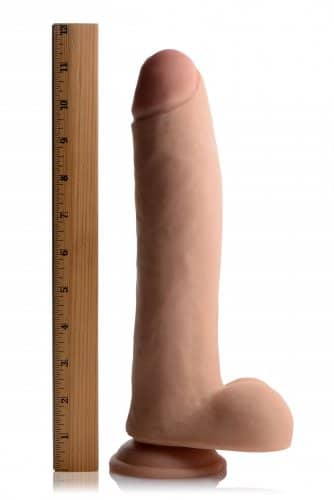 Realistic 11 Inch Dildo Measured