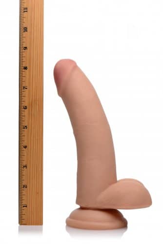 Realistic 8 Inch Dildo Measured