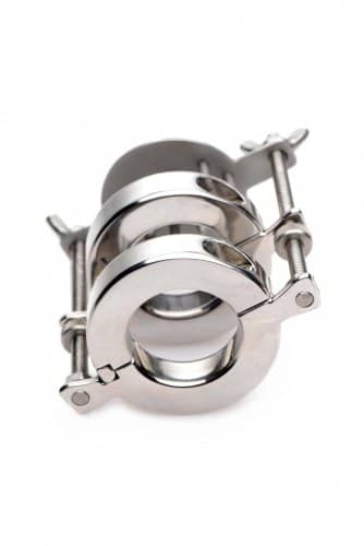 Stainless Steel Spiked CBT Ball Stretcher and Crusher Top View