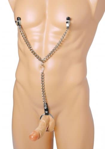 Nipple Clamps and Cock Ring Set Demo