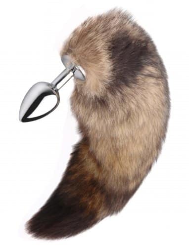 Metal Fox Tail Anal Plug