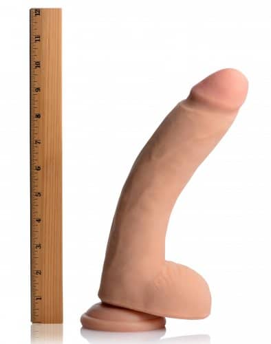 Realistic 10 Inch Dildo Measured