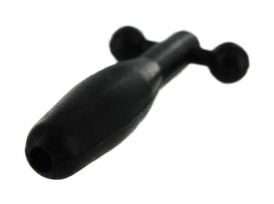 Cum-Thru Barbell Penis Plug Bottom View