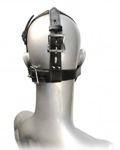 Muzzled Face Harness Back View