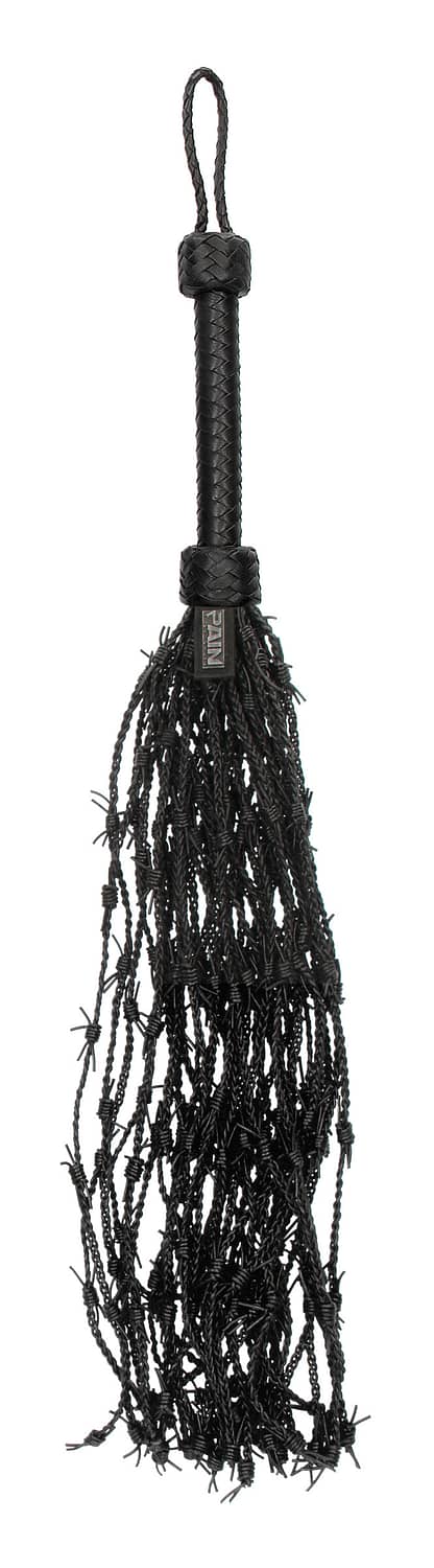 Leather Barbed Wire Flogger The Bdsm Toy Shop