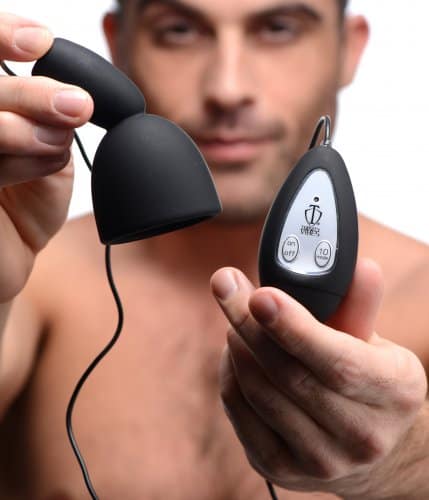 Silicone Penis Head Teaser With Model