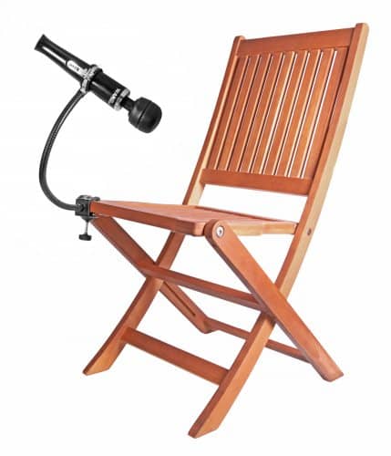 Adjustable Gooseneck Wand Holder With Chair Demo