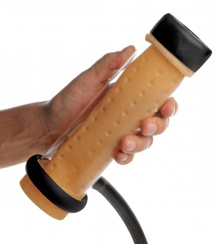 Textured Milking Cylinder With Model