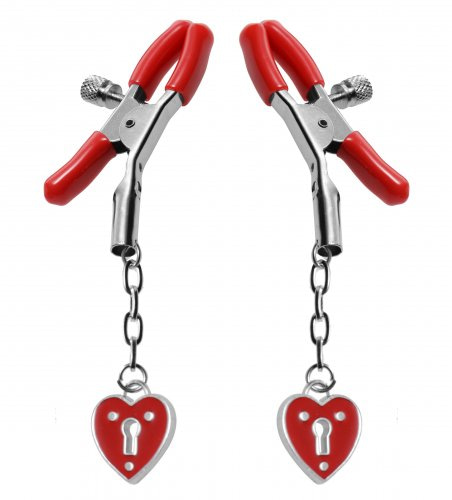 Captive Heart Nipple Clamps