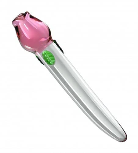 The Blooming Rose Glass Wand