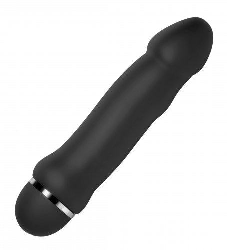 Multi Rhythm Vibrating Silicone Dildo Side View