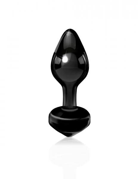 Hand Blown Black Glass Butt Plug