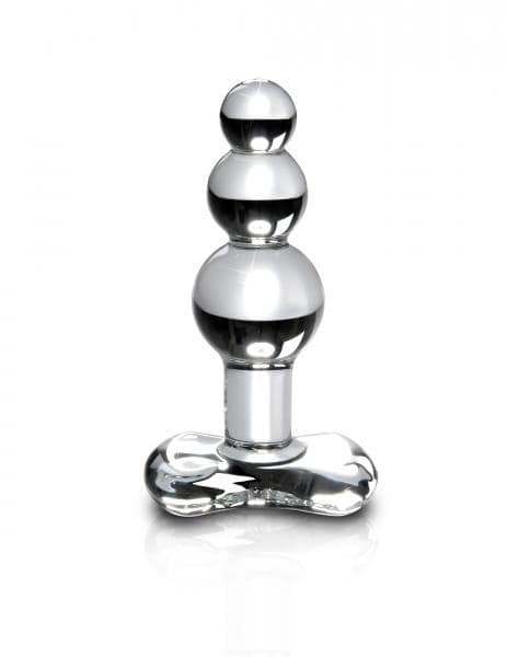 Hand Blown Glass Beaded Butt Plug