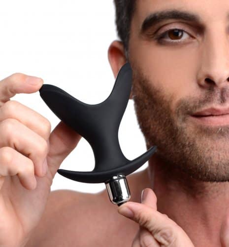 Mini Vibrating Anal Anchor Plug With Model