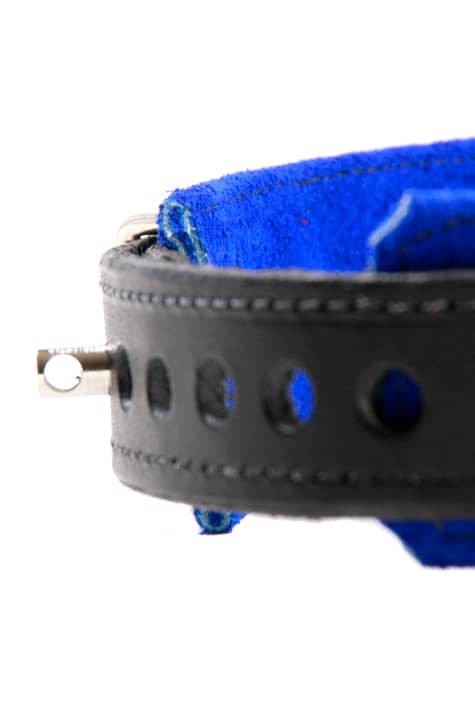 3-D Ring Leather Slave Collar Close Up Attachment