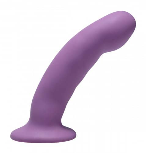 Curved Silicone Strap On Dildo