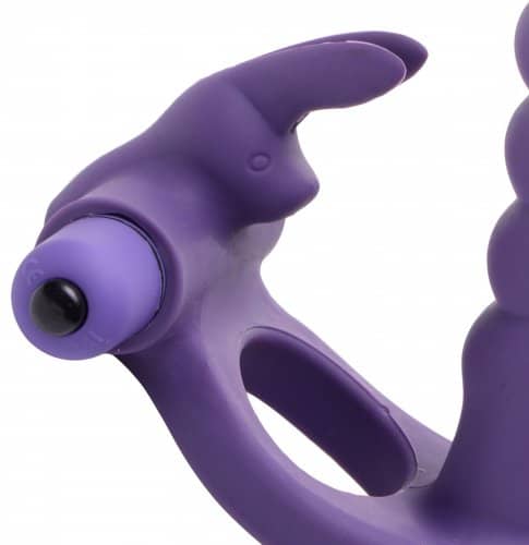 Triple Your Pleasure Vibrating Cock Ring Close Up
