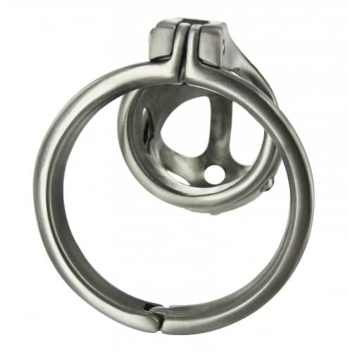 Extreme Steel Male Chastity Cage Back View
