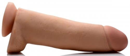 Realistic 12 Inch Dildo Side View