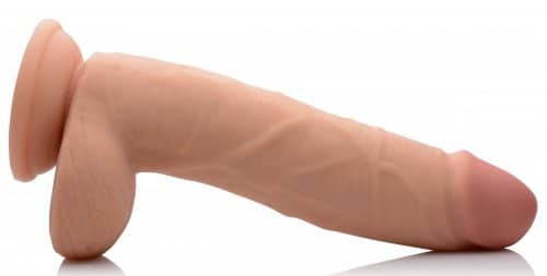 Realistic 9 Inch Dildo Side View