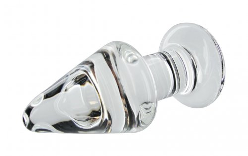 Clear Anal Plug Side View