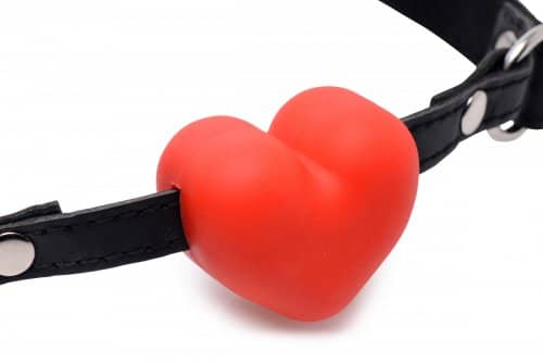 heart in your mouth gag top view