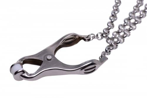 Triple Chain Nipple Clamps Close Up