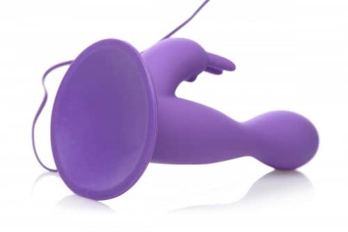 Head Spinning Dancing Rabbit Vibe Suction Cup