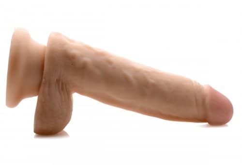 Realistic 6 Inch Dildo Side View