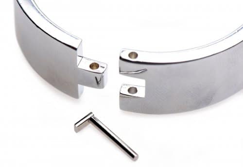 Stainless Steel Shackle Set Unlocked