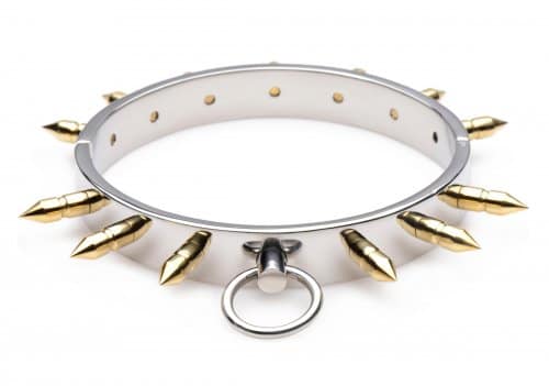 Spiked Locking Slave Collar