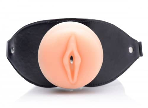 Pussy Face Mouth Gag Front View