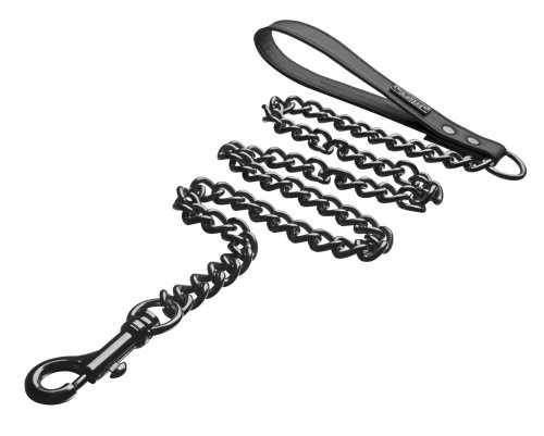 Gun Metal Chain Leash