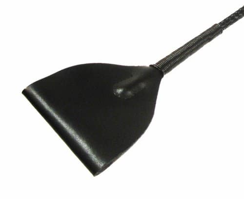 Black Leather Riding Crop - Image 2