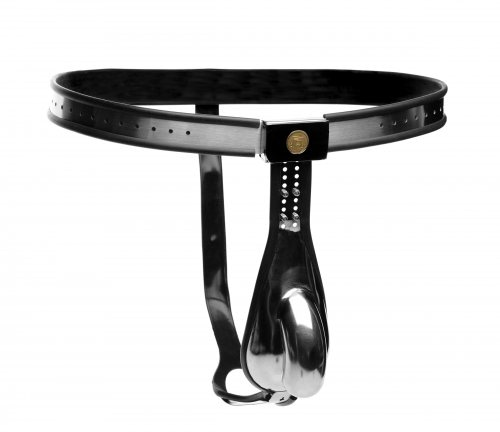 Stainless Steel Male Chastity Belt